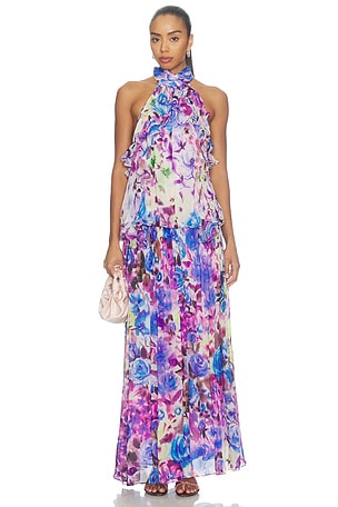 Ivy Inked Floral Print LA FUORI