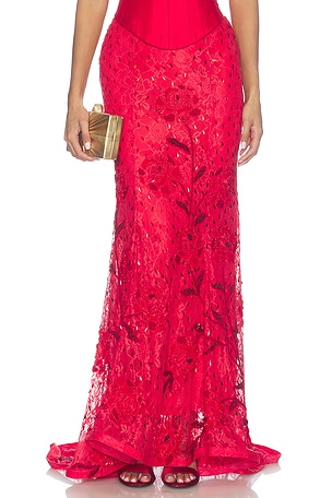 Red Siren Rose Skirt LA FUORI