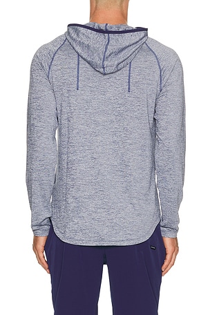 Legends Enzo Long Sleeve Tee Hoodie in Blue