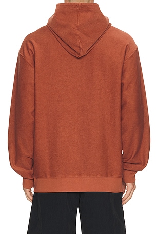 Legends Fairfax Reverse Terry Hoodie in Brick