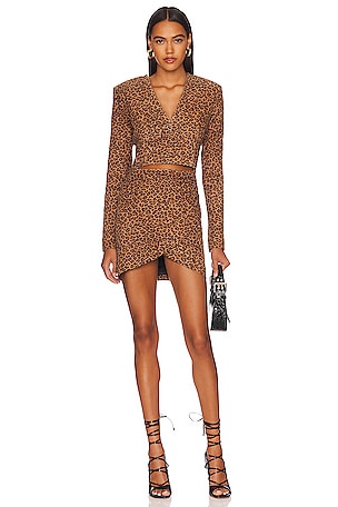 Leather Mini Dress LITA by Ciara