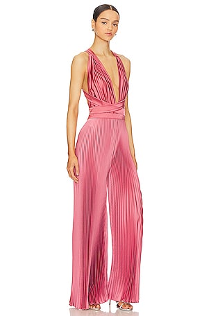 L'IDEE Moderniste Jumpsuit in Fuchsia