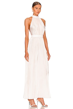L'IDEE Cinema Jumpsuit in White