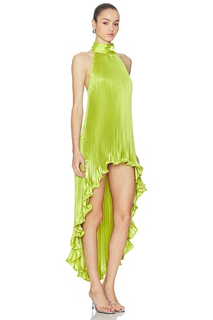 L'IDEE Caribbean Mini Dress in Green. Size 8/S. Also