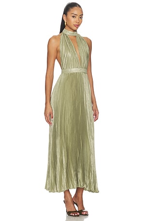 L'IDEE Chateau Gown in Green