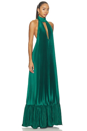 L'IDEE Libertie Gown in Green