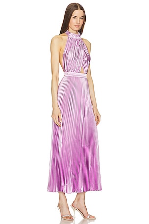 L'IDEE Renaissance Split Gown in Lavender