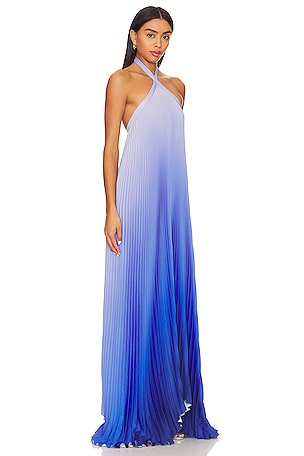 L'IDEE Deesse Gown in Blue
