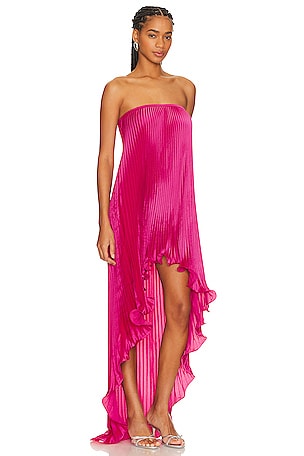 L'IDEE Feminite Gown in Fuchsia