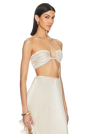 L'IDEE Jardin Top in Metallic Neutral