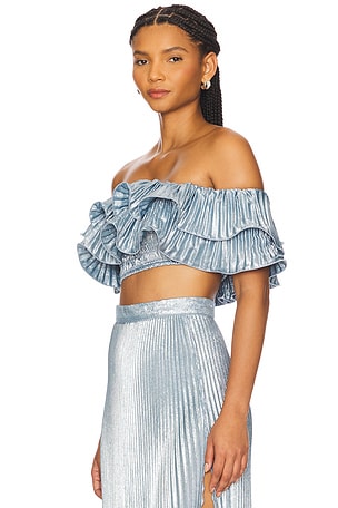 L'IDEE Debut Top in Blue