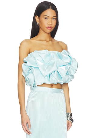 L'IDEE Sade Top in Baby Blue