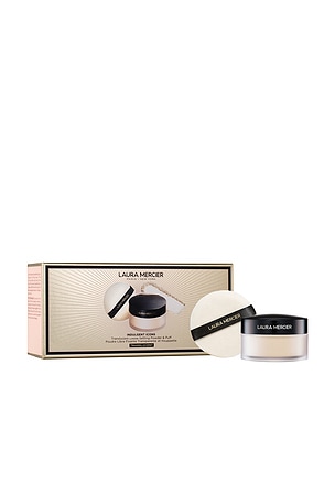 Indulgent Icons Translucent Loose Setting Powder + Puff Laura Mercier