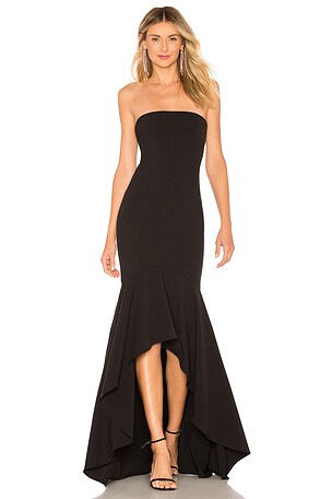 Likely Carlone outlet strappy black gown dress