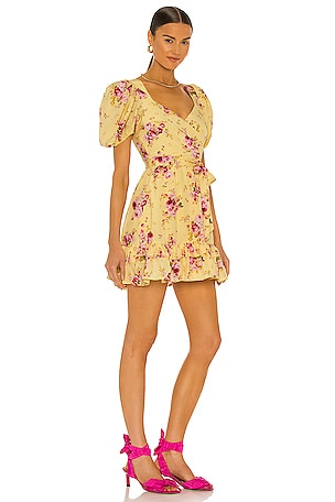 LIKELY ROBE COURTE QUenN en Jaune