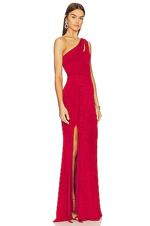 LIKELY Manuela Gown in Red