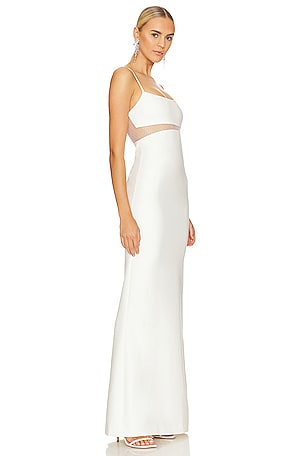 LIKELY Stefania Gown in White