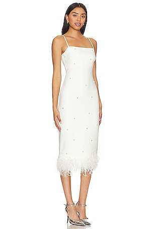 LIKELY Electra Dress in White