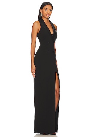 LIKELY Topher Gown in Black