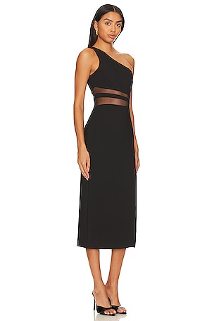 LIKELY Midi Nolita Dress in Black