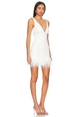 LIKELY Nora Dress in White