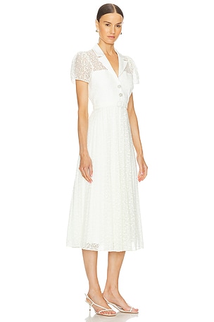 LIKELY Carena Dress in White