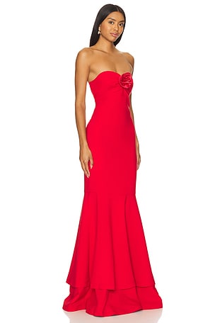 LIKELY Levi Gown in Red