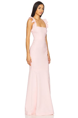 LIKELY Hara Gown in Rose. Size 8. Also