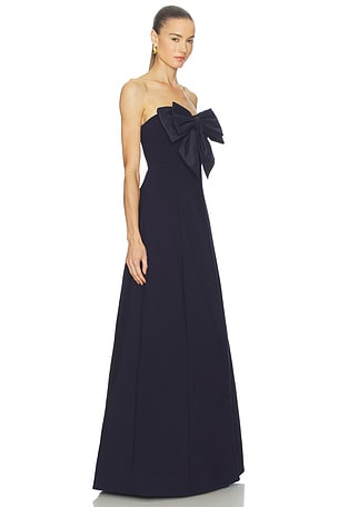 LIKELY Mayfair Gown in Navy. Size 8. Also