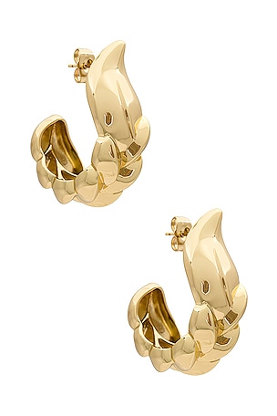 BOUCLES D'OREILLES ANNEAU TRESSÉ FRIDA Lili Claspe