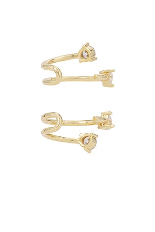 Lili Claspe Eraz Ear Cuff in Metallic Gold