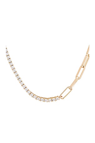 Lili Claspe Campbell Link Chain in Metallic Gold