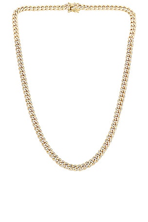 Celine Pave Curb Link Chain Lili Claspe