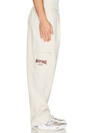 Li-Ning Way Of Wade Sweatpants in Light Grey