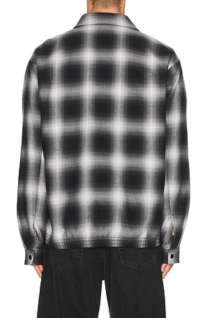Li-Ning Way Of Wade Plaid Shirt in Black