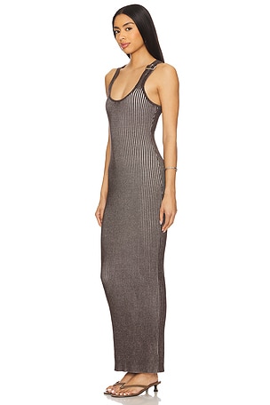 LIONESS Rebirth Maxi Dress in Chocolate