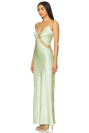 LIONESS x REVOLVE About A Girl Maxi in Sage