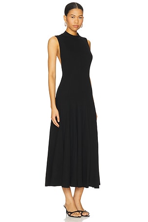 LIONESS Indi Midi Dress in Black