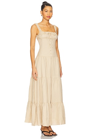 LIONESS Heart Shaped Maxi in Beige