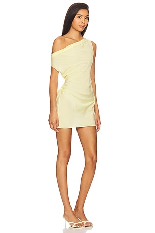 LIONESS Sweetheart Mini Dress in Yellow