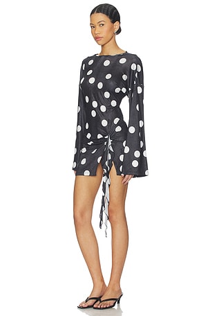 LIONESS Cosmic Mini Dress in Black