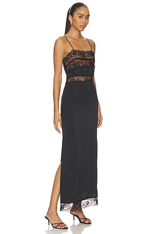 LIONESS She Maxi Dress in Black