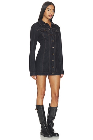 Lioness vestido rider denim meni en color azul