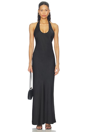 LIONESS Bare Maxi Dress in Black