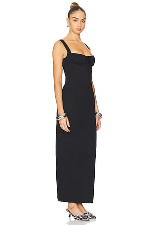 LIONESS Hot Nights Maxi Dress in Black