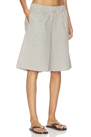 LIONESS Sevigney Long Short in Cream