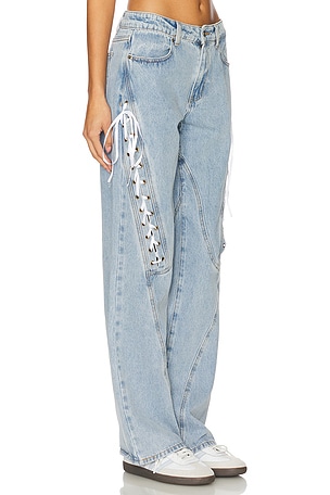 LIONESS Dollhouse Jeans in Denim-Light