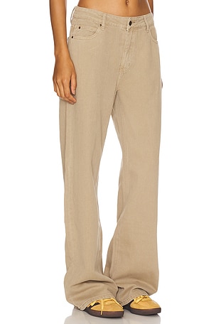 LIONESS Top Model Wide Leg in Beige