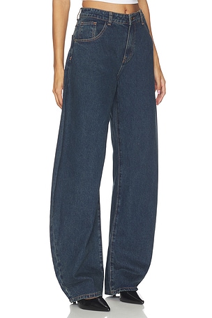 LIONESS Horseshoe Jeans in Blue. Size XS. Also