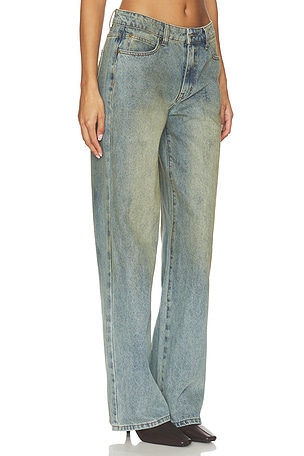 LIONESS Top Model Jeans in Blue. Size 8. Also